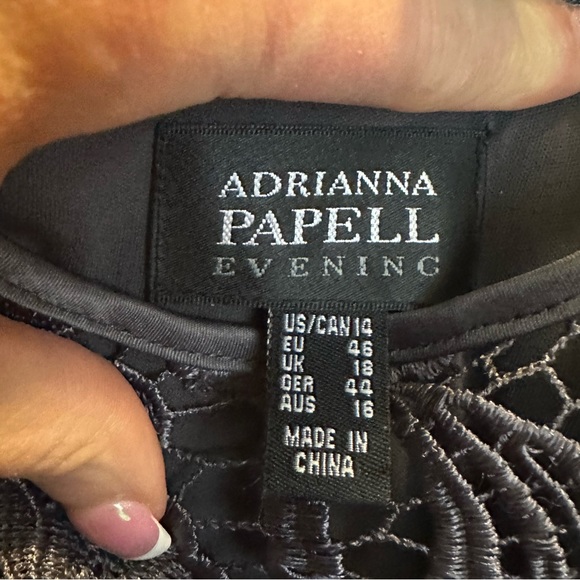 Adrianna Papell Evening Gown Sz 14 - Picture 3 of 3